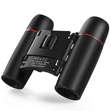 Imagem de Telescópio monocular, binóculos pequenos de alta potência, compactos, leves para concertos, ópera, mini binóculos dobráveis de bolso com lente totalmente revestida para viagens, caminhadas, observação