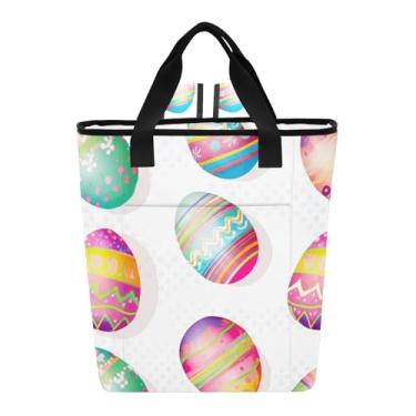 Imagem de Bolsa térmica colorida de ovo de Páscoa com 36 latas de refrigeração, bolsa de viagem para mulheres e viagens