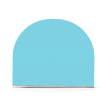 Imagem de Porta-guardanapos de mesa de cor sólida azul em pó liso, 1 pacote, suporte de lenços de plástico, porta-guardanapos para convidados