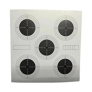 Imagem de 20 unidades/pacote 14*14cm prática de tiro cartão rígido alvo papel - 