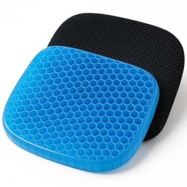 Imagem de Almofada em Silicone Colmeia para Assento, Conforto Ortopédico com Distribuição de Peso, Alívio de Dores na Coluna, Lombar e Quadril Além do Alivio da Pressão ao Sentar