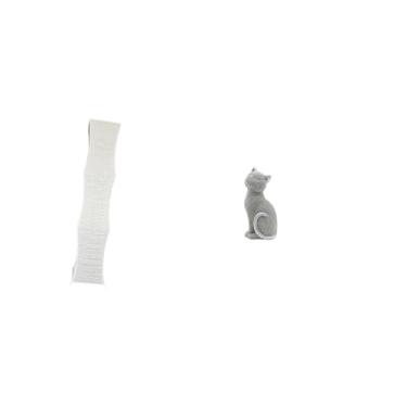 Imagem de Whtkoph Abajur para Sala de Estar com Escultura de Gato, Estatueta Colecionável em Resina, Ornamento para Prateleira de Entrada Ou Decoração de Quarto.