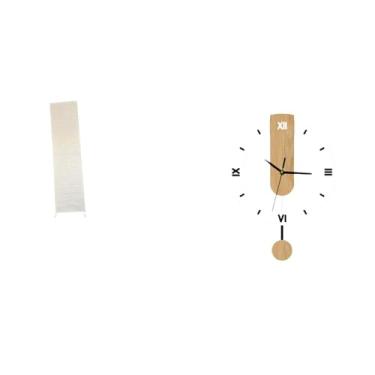 Imagem de Whtkoph Abajur de Chão Elegante com Números E Um Charmoso Ornamento em Acrílico. Relógio Silencioso para Sala de Estar E Decoração de Casa.