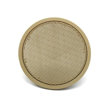 Imagem de Goodithy Capa de alto-falante para subwoofer, capa de grade protetora de tela protetora para BMW X5 X6 E70 E71 E72 X3 X4 F25 F26 5GT F07 (bege)