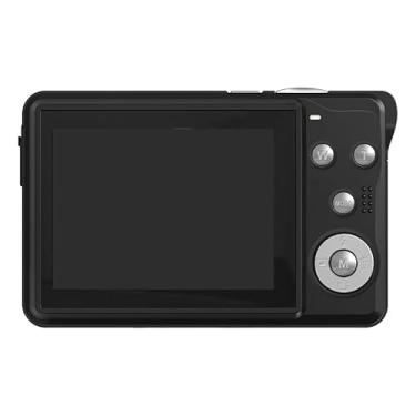 Imagem de Câmera digital 4K de 48 MP para YouTube, foco automático WiFi e anti-trepidação, 2,8 com zoom de 18x, inclui cartão SD de 32 GB, 1 bateria, câmera de viagem (preto e branco)