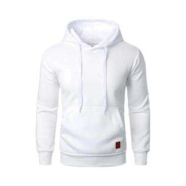 Imagem de Moletom Masculino Leve Com Capuz, Manga Longa, Casual, Estilo Urbano, 