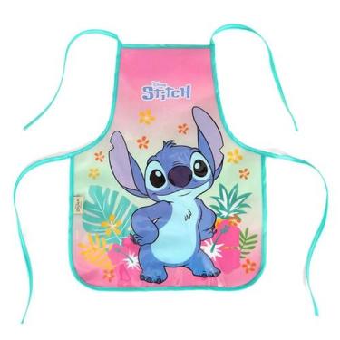Imagem de Avental infantil Stitch Disney - rosa