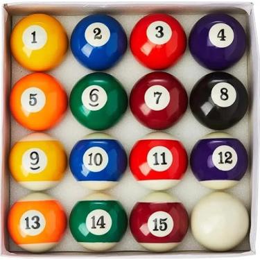 Imagem de Bola Numerada C/Faixa Caçapa 38 Mm Borracha Pano Infantil