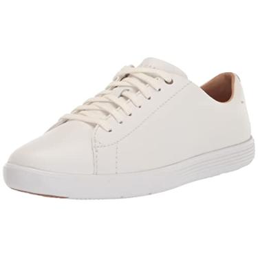 Imagem de Cole Haan Tênis feminino Grand Crosscourt, Couro branco óptico/branco óptico, 5