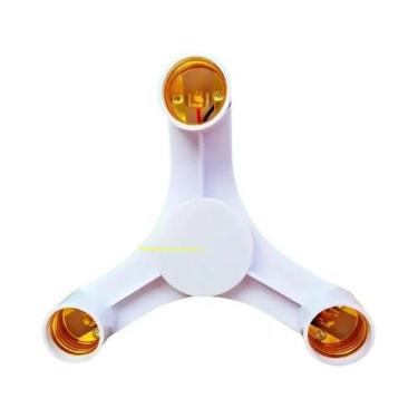 Imagem de Adaptador Divisor De Soquete Para Lâmpada E27 2 Em 1 3 Em 1 4 Em 1 5 E