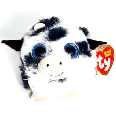 Imagem de Pelúcia Ty Beanie Balls Puff Redonda - Vaquinha Moophy