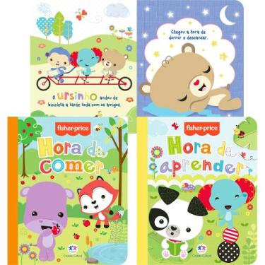Imagem de Livro Para Bebes Fisher-Price Hora de Dormir Comer Aprender, Livro Par
