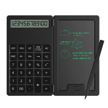 Imagem de Calculadora Digital Com Bloco De Anotações e Caneta LUATEK KL-1602