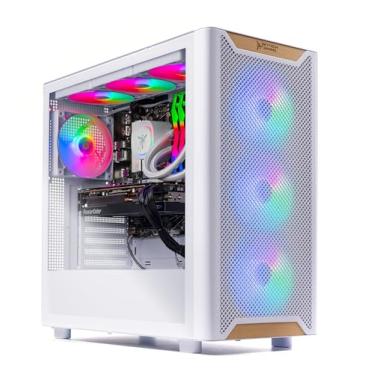 Imagem de Skytech Gaming PC para jogos Chronos 3, AMD Ryzen 7 7800X3D 4.2GHz, NVIDIA RTX 5060 Ti 8GB VRAM, 1TB NVMe SSD, 32GB DDR5 RAM 5600, 650W Gold PSU, 360 ARGB AIO, Wi-Fi, Win 11, Desktop