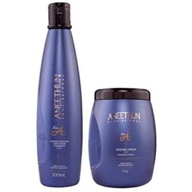 Imagem de Kit Shampoo e Máscara Aneethun Linha A