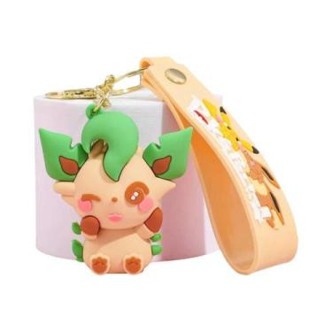 Imagem de Chaveiro De Pelúcia Eevee Evoluções: Flareon, Jolteon, Vaporeon - Chav