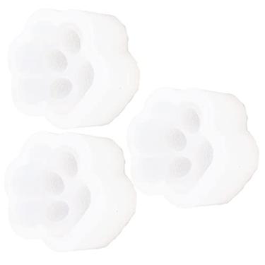 Imagem de 3 peças de molde de silicone para gatos, molde de cozimento de alta elasticidade para joias, pingente, colar, chaveiro, com design fofo