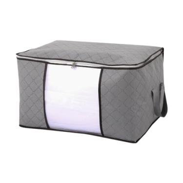 Imagem de Saco Organizador Para Cobertor Caixa Organizadora Casaco Guarda Roupa Grande Caixa De Roupas(1 unidade)