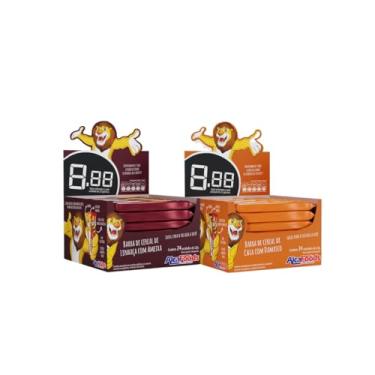 Imagem de Barra de Cereal AlcaFoods – Kit com 2 Caixas (48 Unidades) | Sabores Variados (2 x Banana + Co)