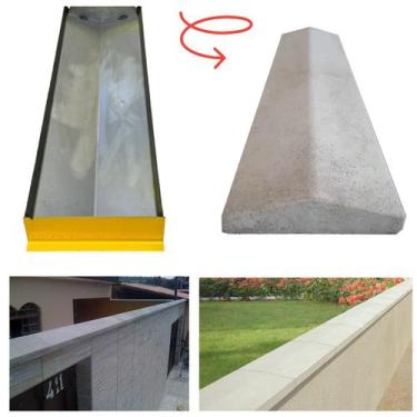 Imagem de Forma De Aço Chapéu Trapézio Para Muro Bloco Concreto 20x65 - FLI Impo