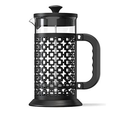 Imagem de Cafeteira French Press 1000ml Manual de Aquecimento Vidro Borosilicato Copo Café e Chá Aço Inoxidável 304 Pressa Doméstica