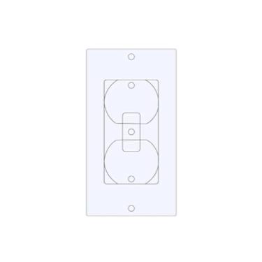 Imagem de Isolamento de saída e espuma seladora de rascunho, juntas de placa de parede EVA de 3 mm, almofadas isolantes de saída para interruptores únicos e múltiplos, 30 peças individuais