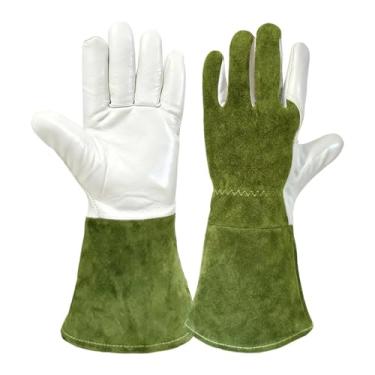 Imagem de Whtkoph Luvas longas para jardinagem, luvas de trabalho com proteção para o antebraço, ideais para atividades em fazendas, L