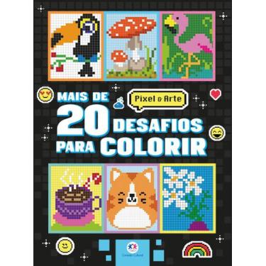 Imagem de Livro - Pixel art - Mais de 20 desafios para colorir