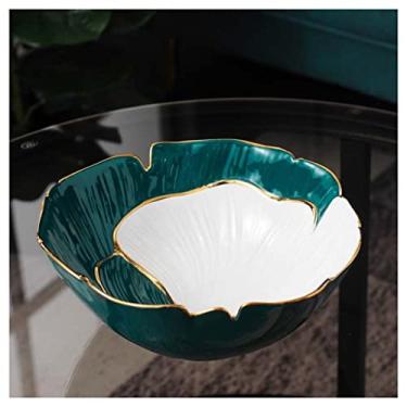 Imagem de Cesta de frutas criativa de cerâmica cesta de frutas, tigelas de servir frutas, tigelas de frutas elegantes para frutas, sobremesas, lanches, bandejas de frutas para festa