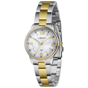 Imagem de Relógio Lince Feminino Ref: Lrtm026L32 B2Sk Casual Bicolor