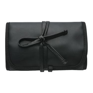 Imagem de FashionCha Estojo Organizador de Batom, Bolsa de Maquiagem Enrolável, Porta-Cosméticos, Porta-Gloss Labial para Dormitório, Férias, Colegas, e Uso