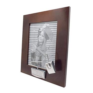 Imagem de Porta Retrato Engenharia Da Computação Lembraça Formatura Decoração Sarquis Samara Imbuia