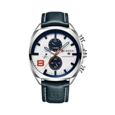 Imagem de Relógio Masculino Militar Esportivo Cronógrafo De Quartzo CURREN Com P