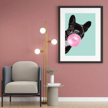 Imagem de Quadro Bulldog Francês Chicletes - 60X48Cm