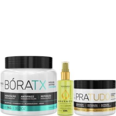 Imagem de Borabella Bóratx 1kg + Óleo Argan 60ml + Pratudo 300g