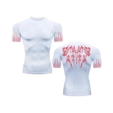 Imagem de Camiseta Masculina De Secagem Rápida Com Estampa Gótica, Respirável, E