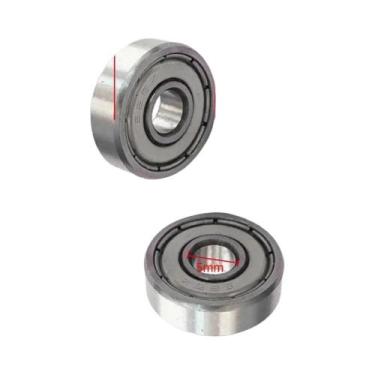 Imagem de Rolamentos Para Skate E Patins 10-300 Peças Aço Carbono De Ranhura Pro