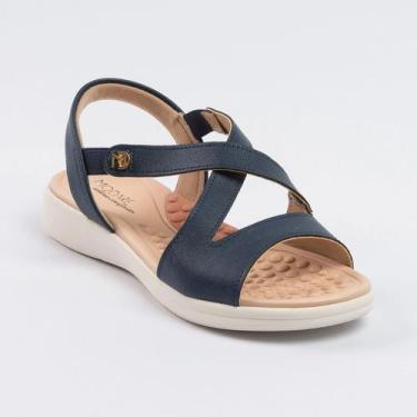 Imagem de Sandália Modare Feminina Tiras Cruzadas Ultra Conforto Original -, Mar