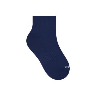 Imagem de Meia Cano Curto Selene 2145.001 Infantil Atoalhada Algodão T. 25/28 29