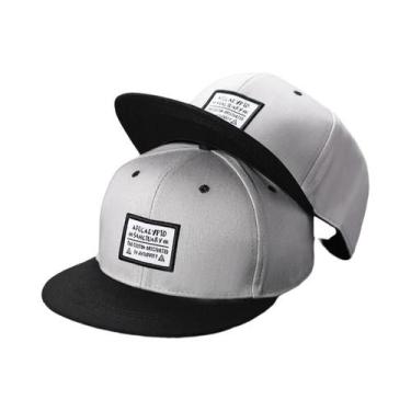 Imagem de Boné De Beisebol Masculino Ajustável Com Aba Reta, Estilo Hip-hop, Bor