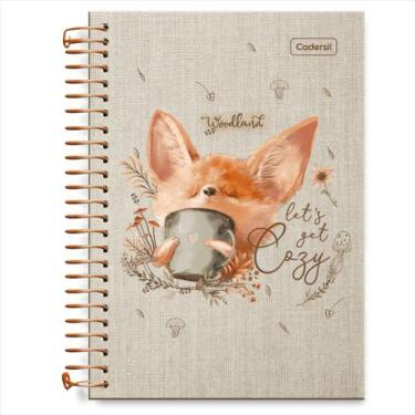 Imagem de Caderno Cadersil pequeno woodland espiral 80 folhas