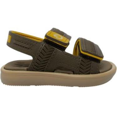 Imagem de Sandália Infantil Menino Papete Casual Dia a Dia Passeio Escola Ultra Conforto Cartago 12549-Masculino