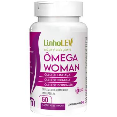 Imagem de Ômega 3-6-9 Mulher Woman 60 cápsulas 1400mg - LinhoLev