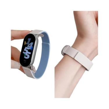 Imagem de Pulseira Magnética De Silicone Para Xiaomi Mi Band 10 9 8 - Acessório 