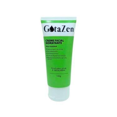 Imagem de Creme hidratante facial gotazen 100g pele oleosa