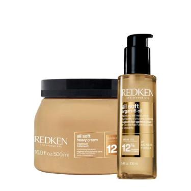 Imagem de Kit Redken All Soft Máscara 500 Óleo Capilar (2 produtos)