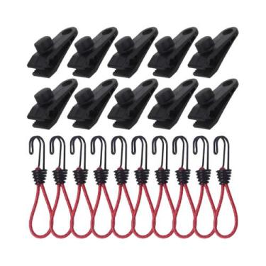 Imagem de Clipes De Fixação Para Tendas De Alta Resistência Com Corda Elástica, 