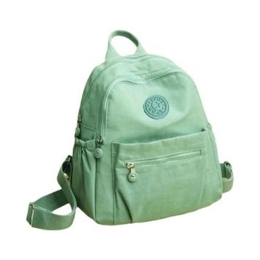 Imagem de Mochila De Nylon Leve De Cor Sólida, Fashion Daypack Para Viagem, Esco