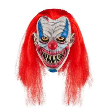 Imagem de Máscara Red Hair Ghost Latex Hood Clown Cos Props para Halloween - yiw