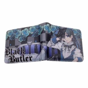 Imagem de Wallet Black Butlers Anime Characters Slim BiFold PU - yiweisai